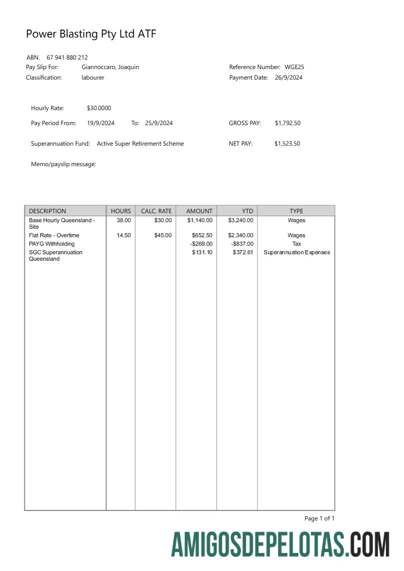 Em branco Modelo de recibo de pagamento Power Blasting em formatos Word e PDF.pdf, 1